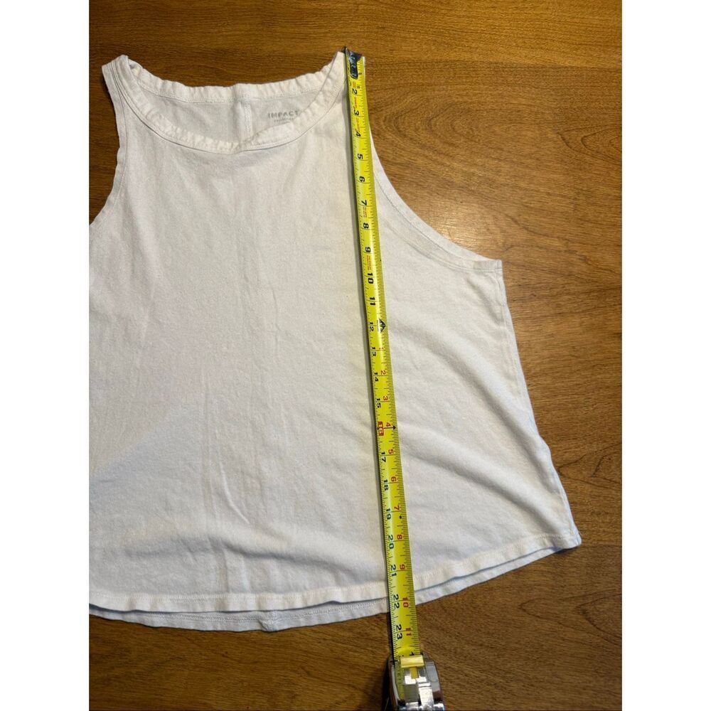 United By Blue Women's Impact Collection Organic Cotton Hemp Tank Top White XL - Picture 8 of 8